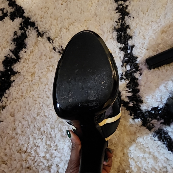 Balenciaga Multicolor Patent And Suede Ankle Strap Sandals Size 38.5 - Picture 4 of 5